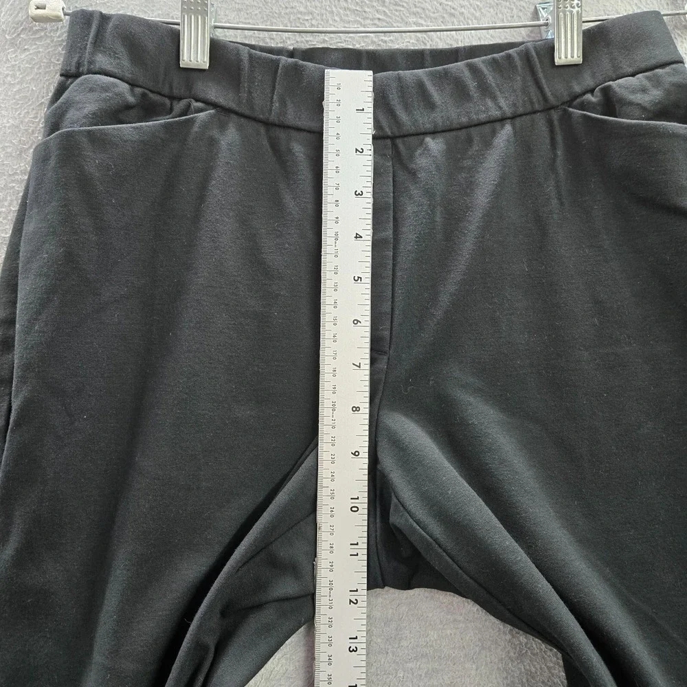 J Jill Women Pants S Petite Black Viscose Nylon‎ Ponte Ankle Slim Leg 29